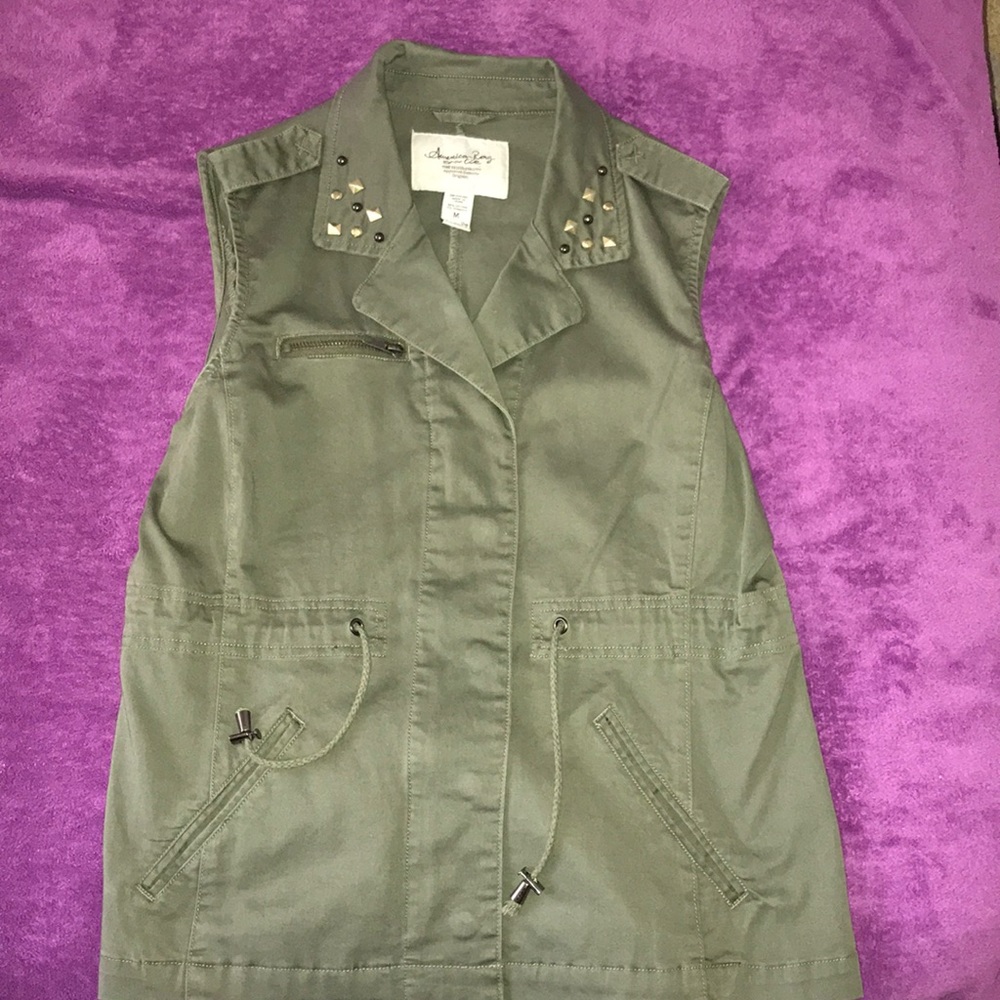 Olive Green Vest